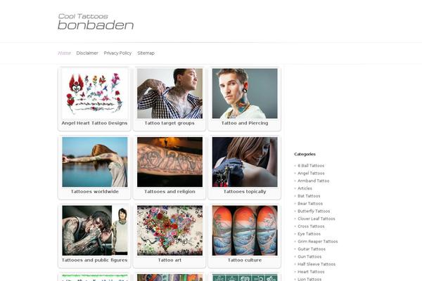 Evolution theme site design template sample