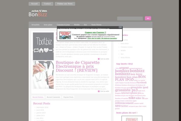 bonbizz.com site used Quadro
