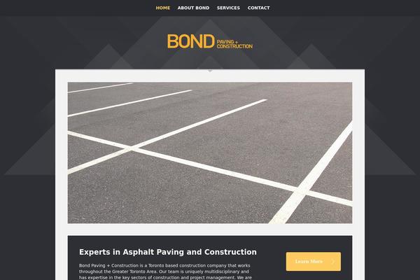Momentum theme site design template sample