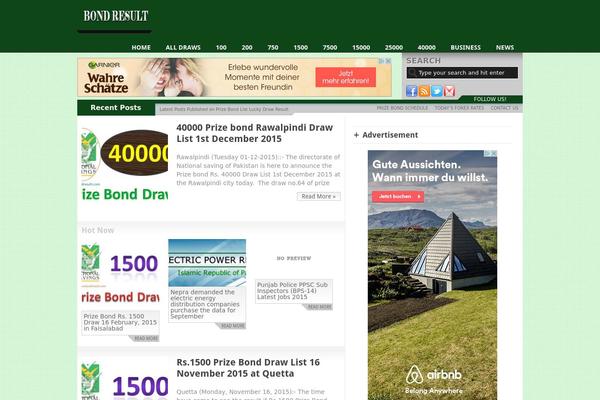 Business website example screenshot
