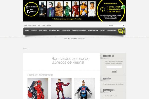 eStore theme site design template sample