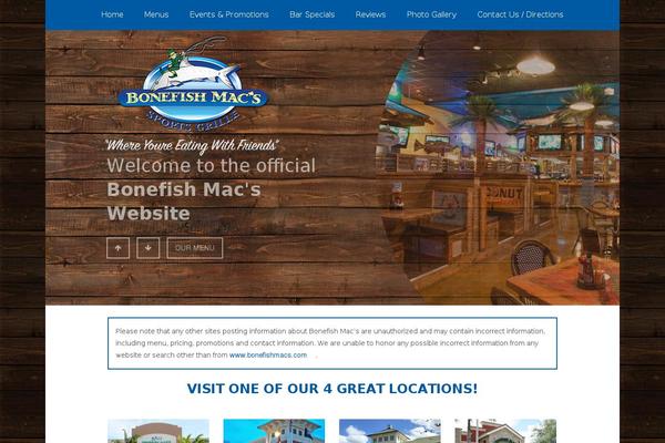 Garnish theme site design template sample