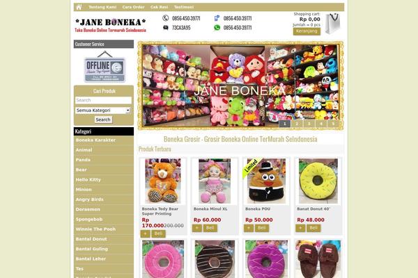 Minimarket theme site design template sample