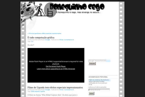 Blueclouds theme site design template sample