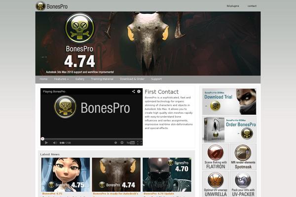 bonespro.com site used 3dio