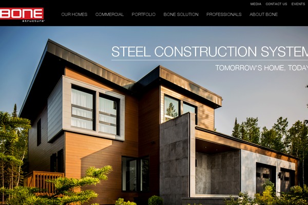 Bone theme site design template sample
