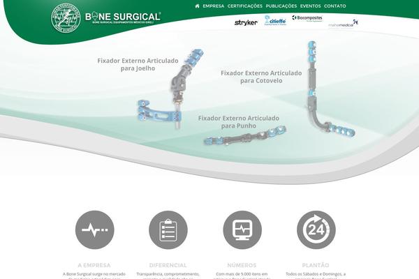 Bone theme site design template sample
