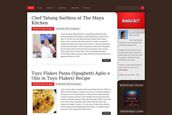 Basic theme site design template sample
