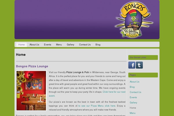 Site using BNS Corner Logo plugin