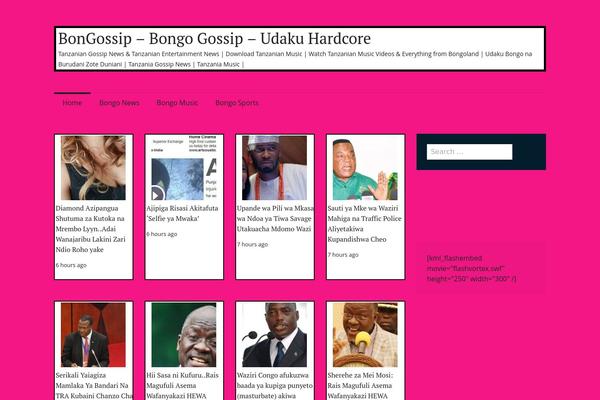 Semicolon theme site design template sample