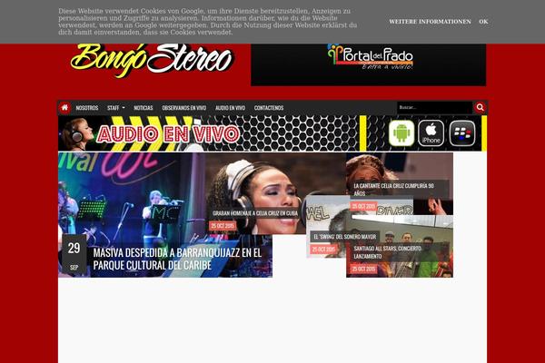 bongostereo.com site used Themeframework