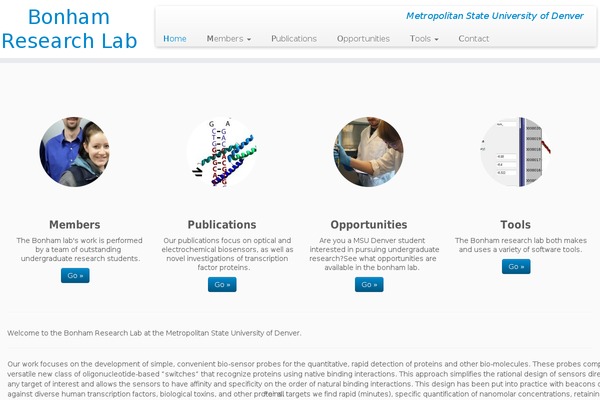 bonhamlab.com site used Customizr Pro