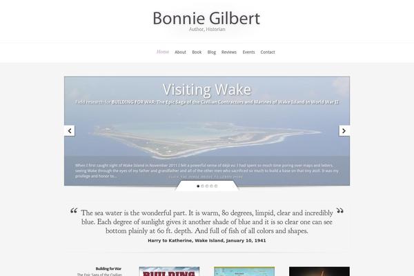 Evolution theme site design template sample
