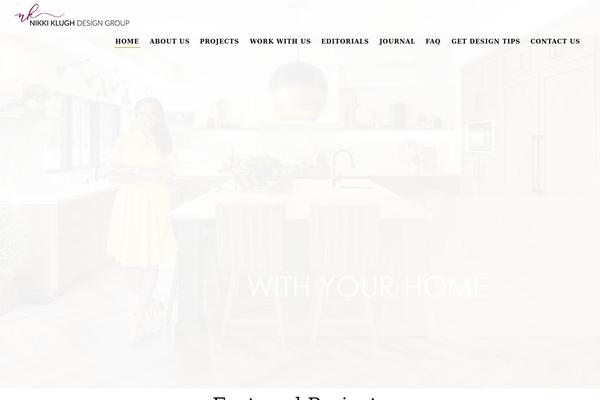Ambient theme site design template sample