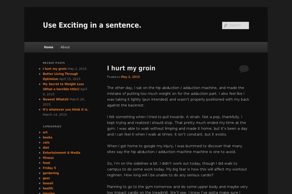 Brunelleschi theme site design template sample