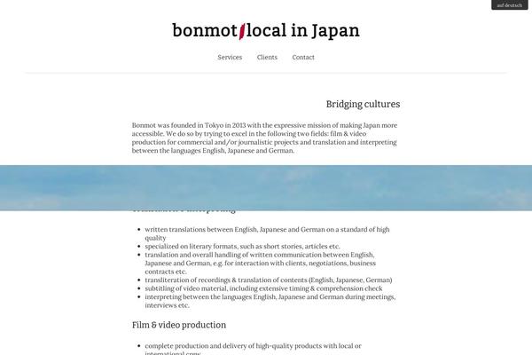 Site using Parallax Scroll plugin