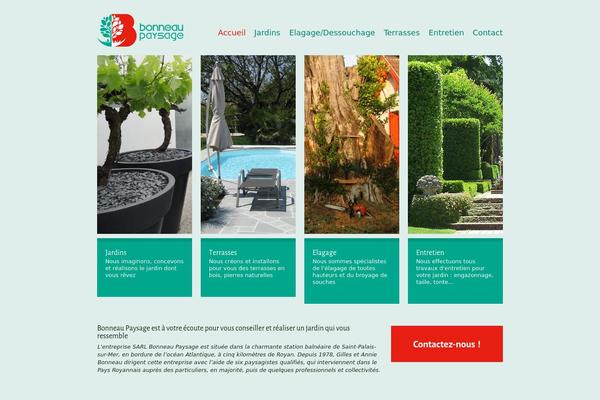 bonneau-paysage.com site used Theme2005