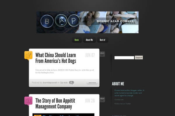 bonniepowell.com site used LightBright