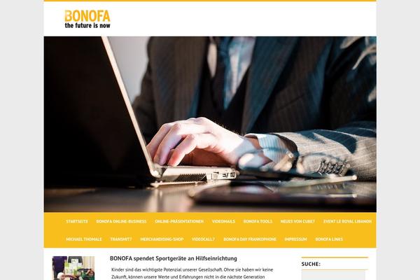 bonofa theme websites examples