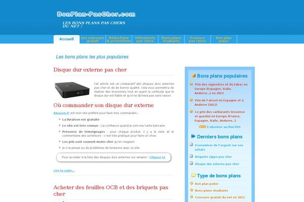 BlueSensation theme site design template sample