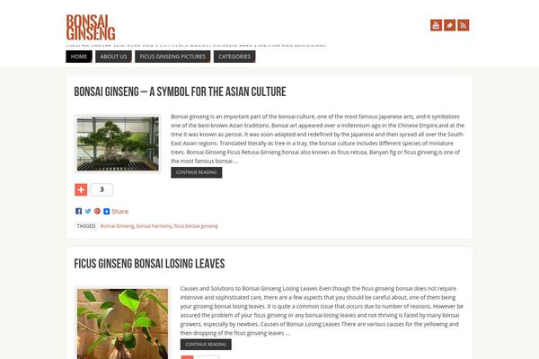 Parabola theme site design template sample