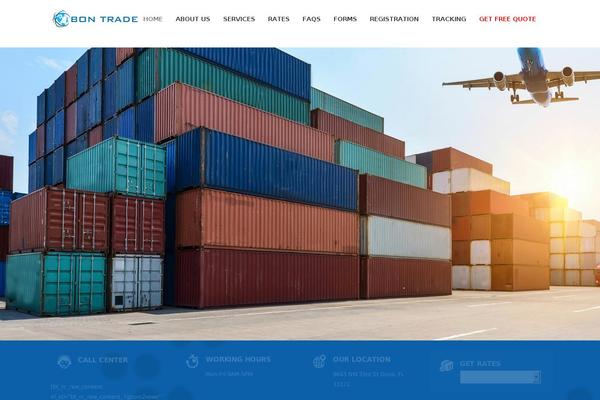 Cargo theme site design template sample