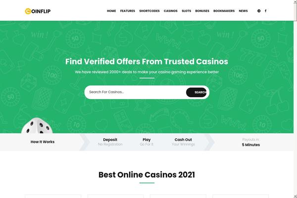 Site using Modeltheme-listings-manager plugin