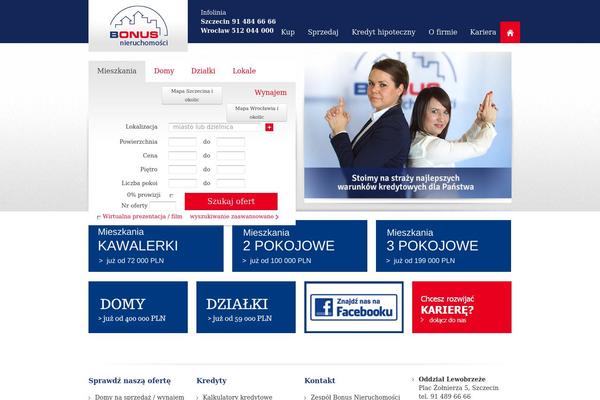 bonusnieruchomosci.pl site used Bonus