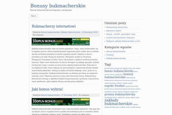 Clean Simple White theme site design template sample