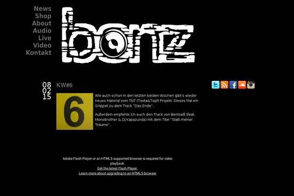 Emptiness theme site design template sample