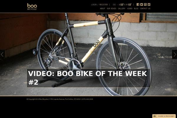 Boo theme site design template sample