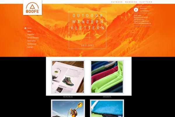 Twenty Thirteen theme site design template sample