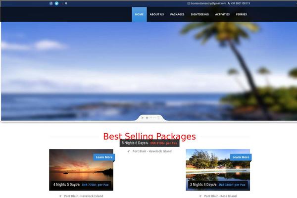 Tour Package v.2.1 theme site design template sample