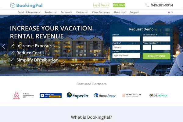 Booking theme site design template sample