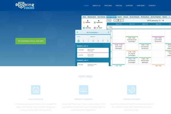 Rebound theme site design template sample