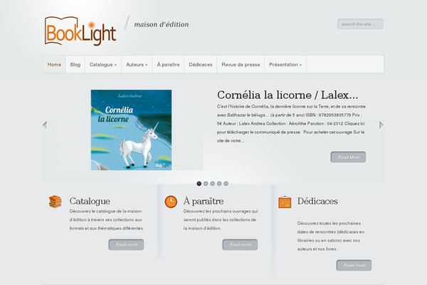 Minimal theme site design template sample