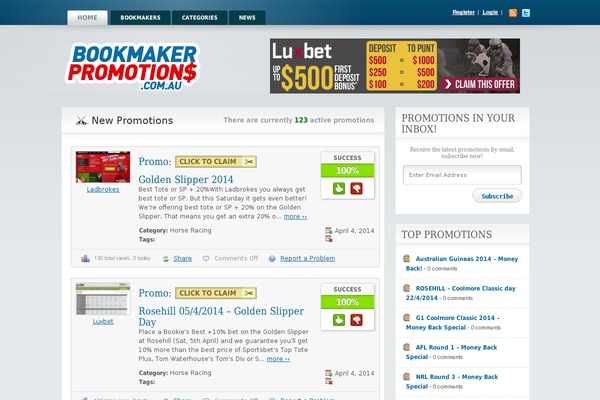 Clipper theme site design template sample