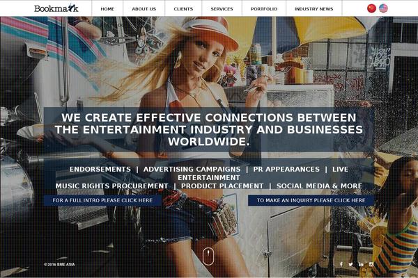 North theme site design template sample