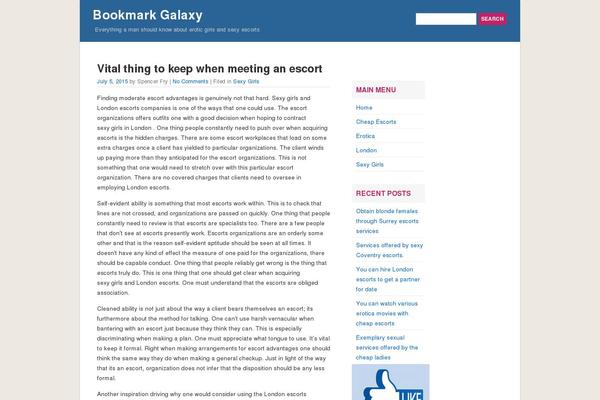 Site using Sociable plugin