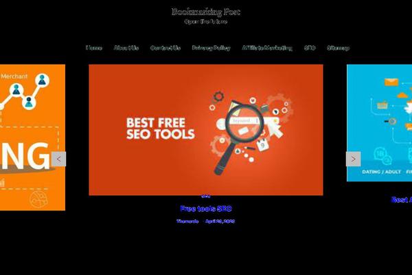 Blossom Magazine theme site design template sample