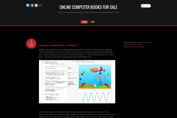 Pinshop theme site design template sample