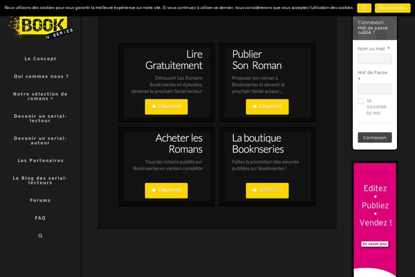 booknseries.fr site used Bns