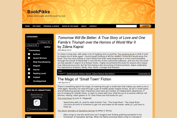 Site using Col_cats plugin
