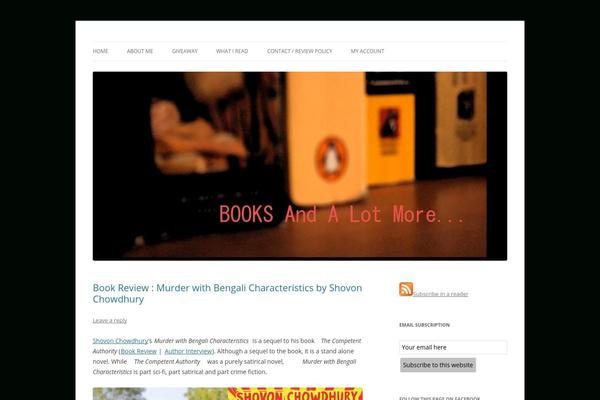 Twenty Twelve theme site design template sample