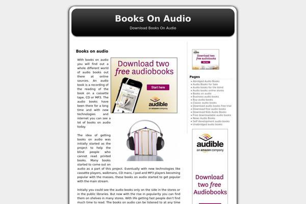 Blueberry theme site design template sample