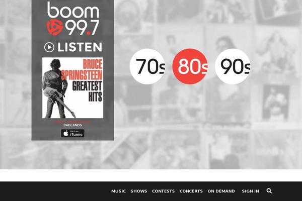 Corus-fm-radio theme site design template sample