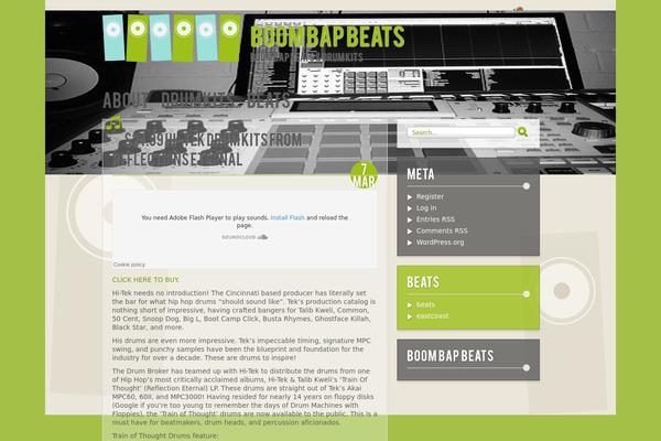 Music theme site design template sample