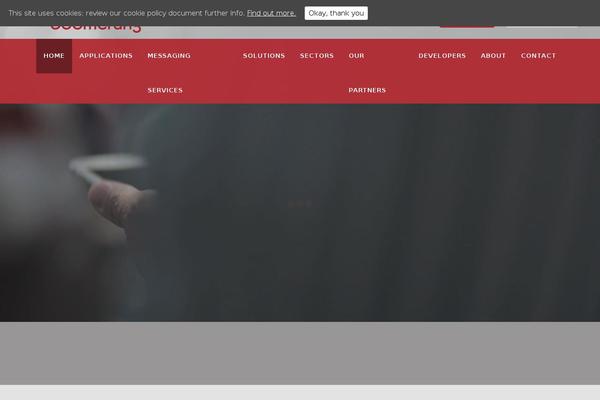 boomcomms.com site used Boom