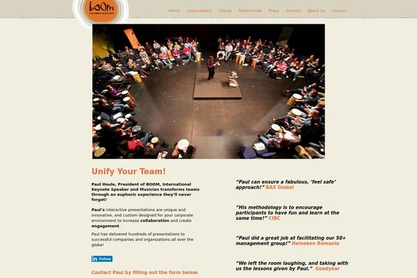 boomdrumming.com site used Boom_theme