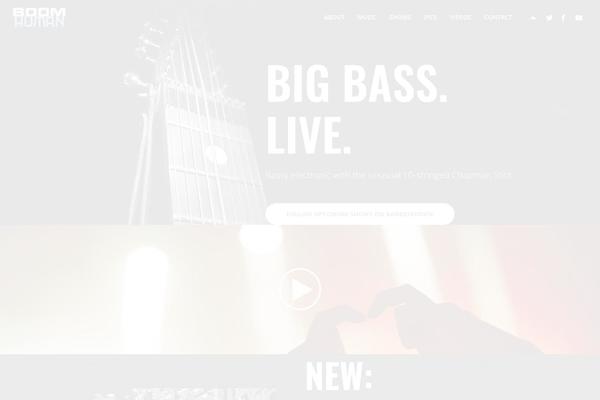 Shuffle theme site design template sample